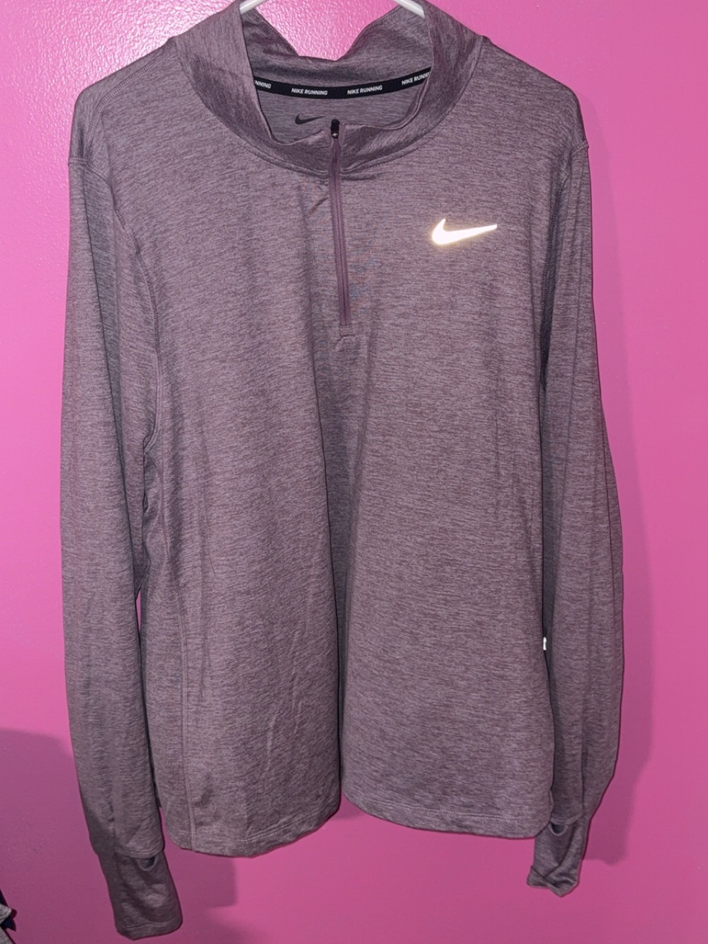 Nike Women’s Half-Zip Running Top - Plum Heather